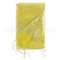 Yellow Sheer Shimmer Silk Shawl