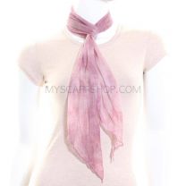 Pink Tie Dye Chiffon Scarf