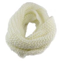 Cream Chunky Knitted Snood