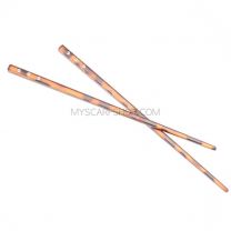 Diamante Chinese Hair Sticks (Brown)