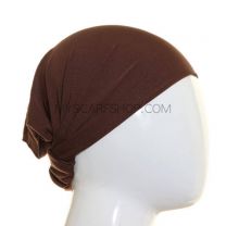 Brown Jersey Plain Headwrap