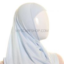 Girl's 1 Piece Al Amira Hijab (Sky Blue)