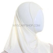 Girl's 1 Piece Al Amira Hijab (Cream)