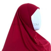Plain Al Amira Hijab (Maroon)