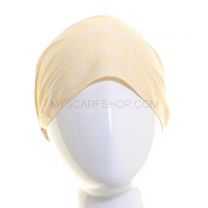 Yellow Swirls Extra Wide Headband