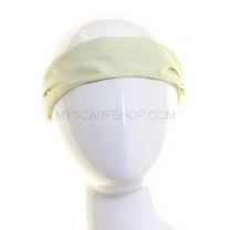 Green Swirls Extra Wide Headband