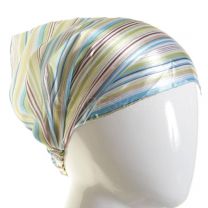 3in1 Green Stripes Headwrap
