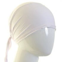 White Al Amira Tie Back Hijab Bonnet