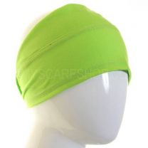 Lime Green Cotton Under Scarf Headband (Egyptian Bonnet)