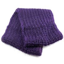 Plum Chunky Knitted Snood