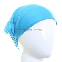Blue Jersey Headwrap