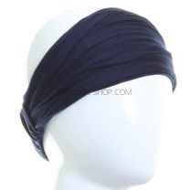 Navy Jersey Headwrap